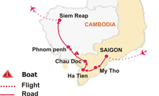 15 Days South Vietnam to Angkor by Bike Tour