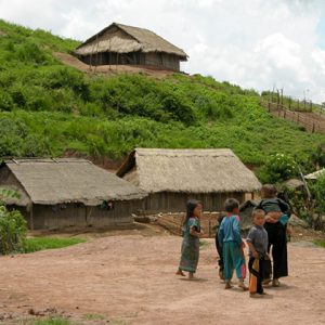 Ban Khia Luang village laos