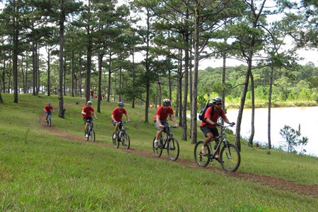 Biking around Dalat