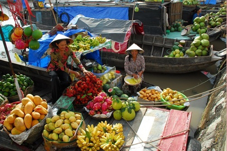 Cai Rang Floating Market - Vietnam tour package