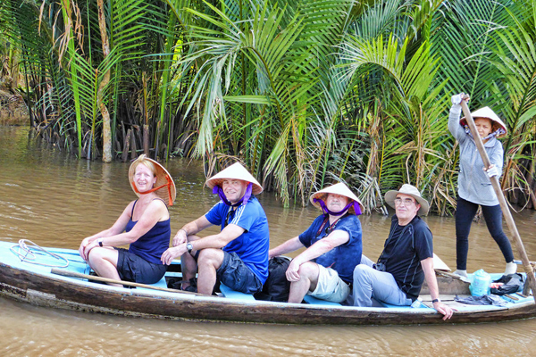 Have a boat ride on the Mekong in My Tho Tour