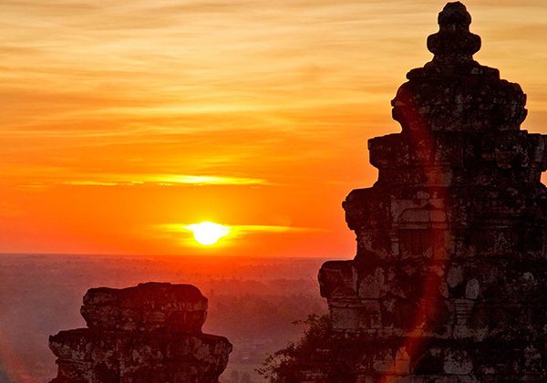 Phnom Bakheng sunset vietnam and cambodia tours