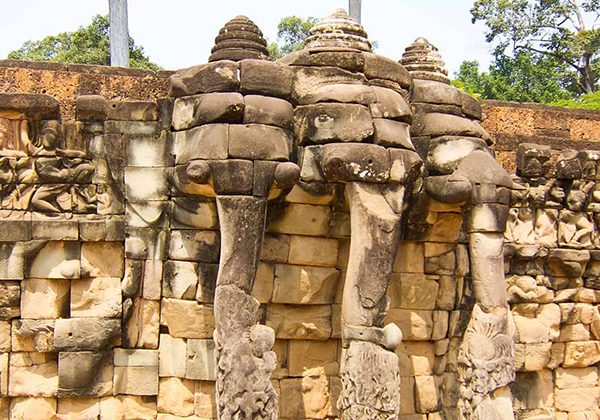 Terrace of Elephants in siem reap