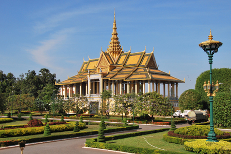 The Royal Palace complex, Phnom Penh