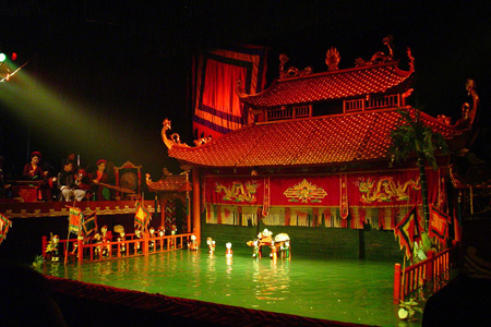 Water Puppet Show in Hanoi - Vietnam tour package