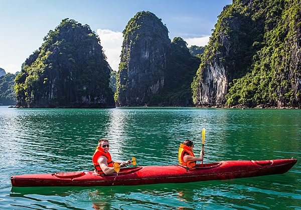 halong bay kayaking vietnam and cambodia tour