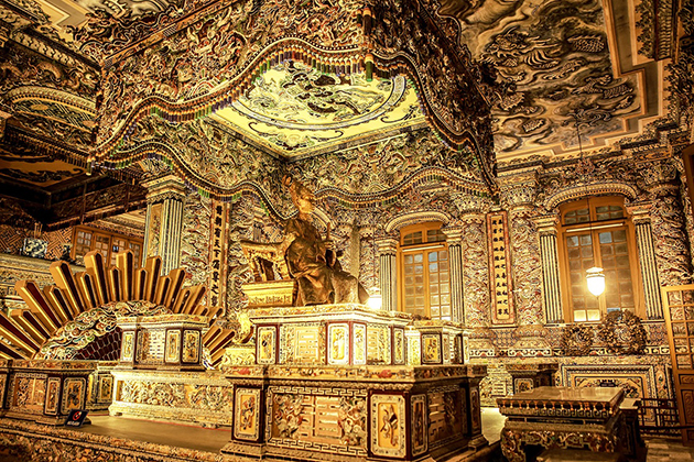 khai dinh tomb in Hue