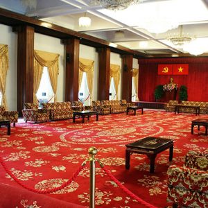 meeting hall of Reunification Palace in Ho Chi Minh City