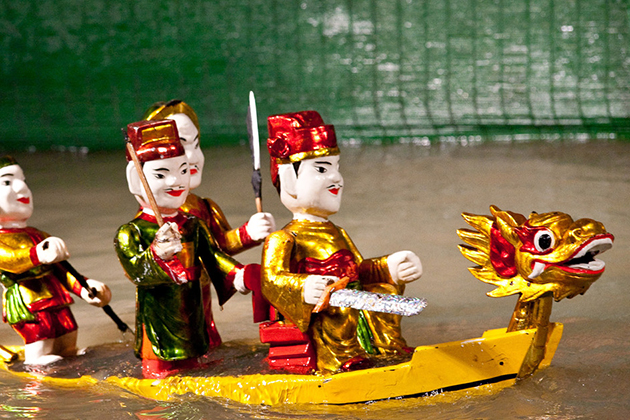 water puppet show - Vietnam luxury tours