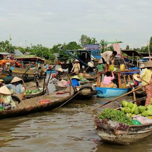Cai Be Floating Market in Mekong Delta Tour