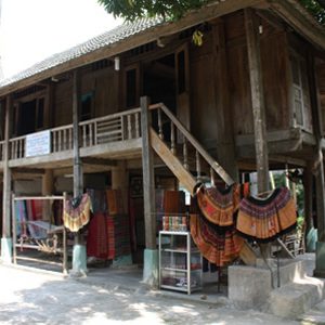 House on stilt in Pom Coong village, Mai Chau
