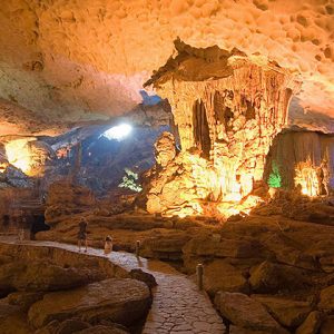 halong bay cave vietnam laos tour