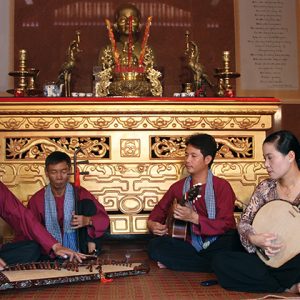 traditional music performance in mekong delta