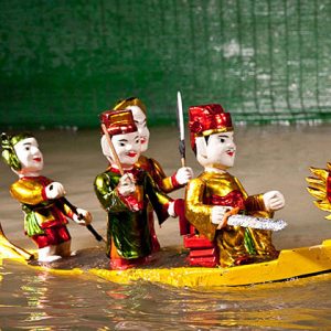 water puppet show in hanoi laos vietnam tour