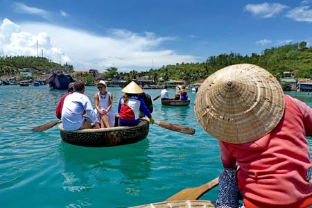 Basket boat trip in Nha Trang Bay