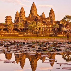 Twilight at Angkor Wat Cambodia Tour
