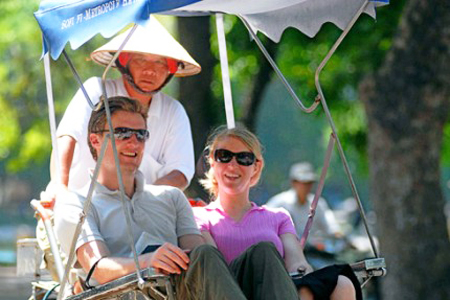 Tourists in Vietnam