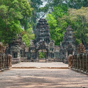 gate to Preah Khan siem reap cambodia