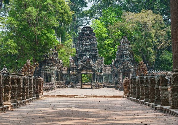 gate to Preah Khan siem reap cambodia