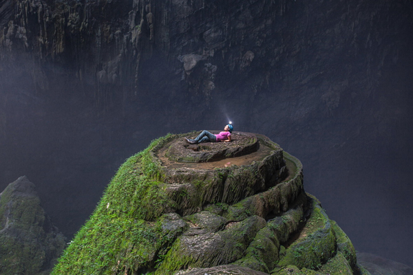 Skyhole in Son Doong cave, Quang Binh