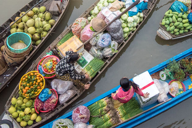 Mekong Delta Cai Rang Floating Market