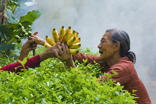 close relationship among people in countryside