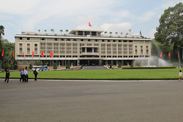 reunification palace in saigon