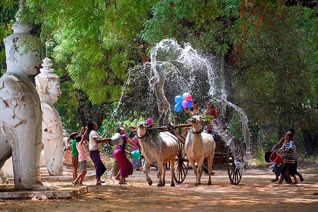 Image result for Thingyan Water Festival