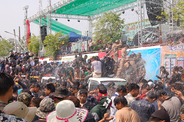 Myanmar Thingyan Water Festival