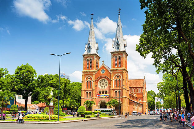 Saigon Notre Dame Cathedral - Vietnam tour package