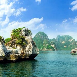 the magic halong bay in Vietnam