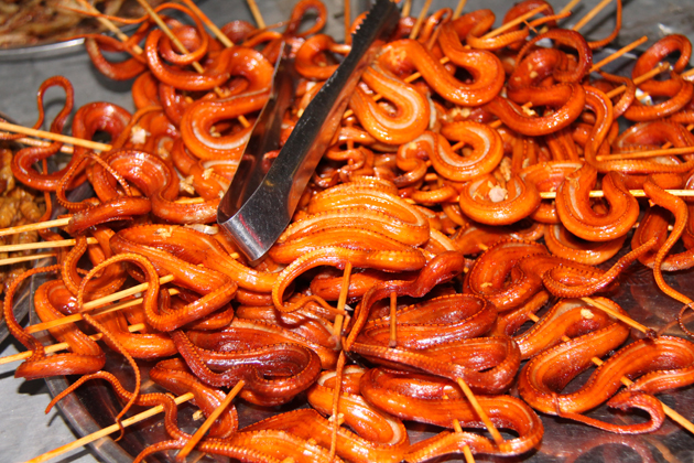 Dried Snake Meat cambodia souvenir