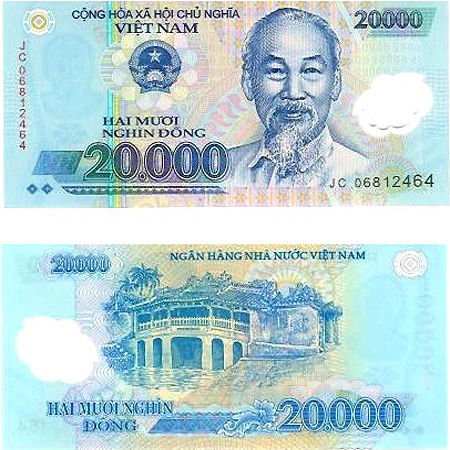 20000 VND vietnam money