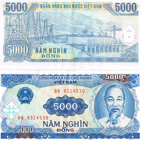 5000 VND vietnam money