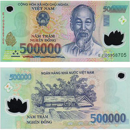 500000 VND vietnam money