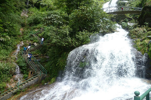 silver waterfall sapa