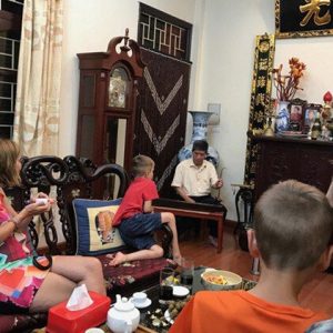 Dinner with a host family in Hue