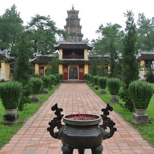 Thien Mu Pagoda Hue Tour by Vespa