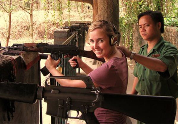 Shooting Region at Cu Chi Tunnels - Vietnam tour package