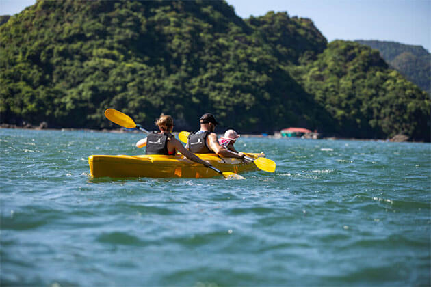 Kayaking in Lan Ha Bay - Vietnam tour package