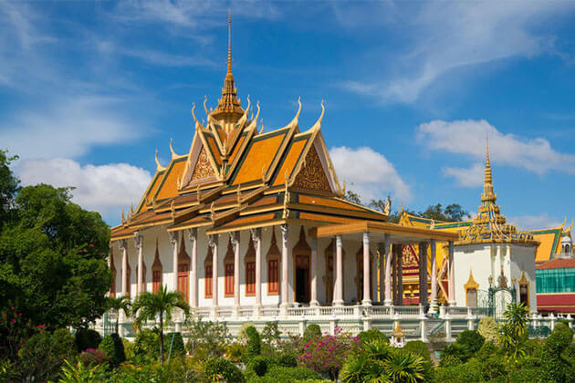 Royal Palace with Silver Pagoda in Cambodia