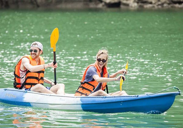 Kayaking in Halong Bay Vietnam Holiday