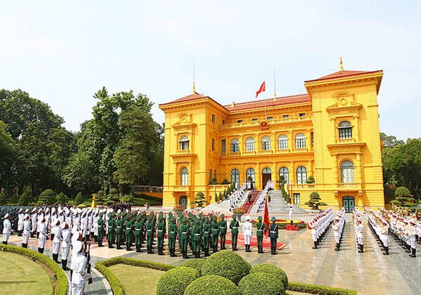 Presidential Palace in Hanoi Vietnam Family tour