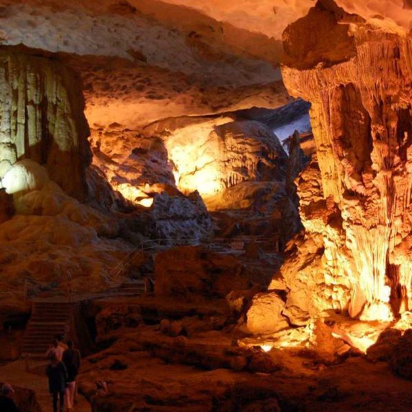 amazing cave at halong bay