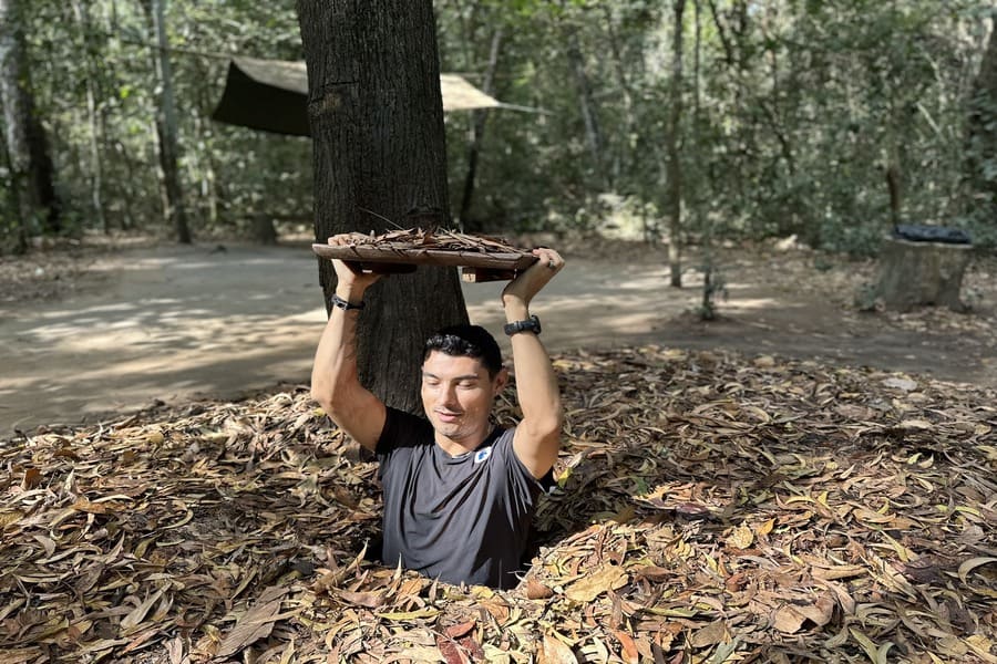 cu chi tunnel - 21 day vietnam itinerary