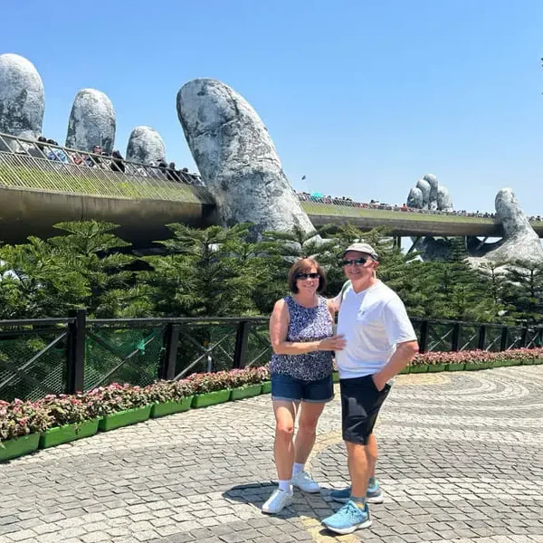 da nang golden bridge - vietnam 21 day itinerary