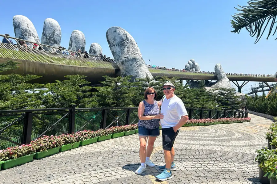 da nang golden bridge - vietnam 21 day itinerary