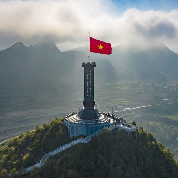 flag tower in ha giang - VIetnam tour package