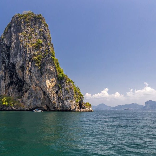 small islet in halong bay