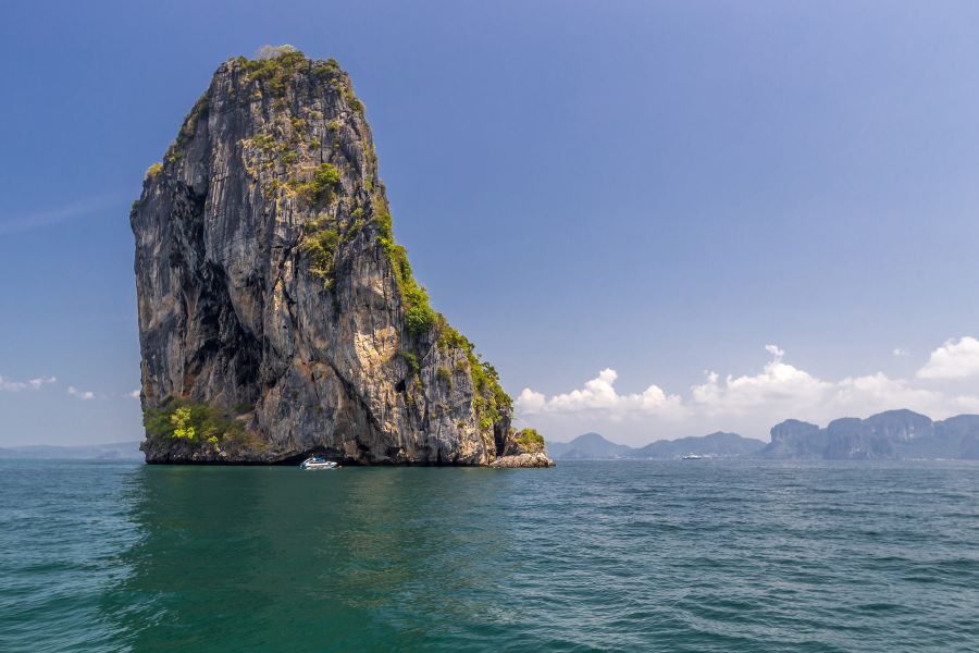 small islet in halong bay